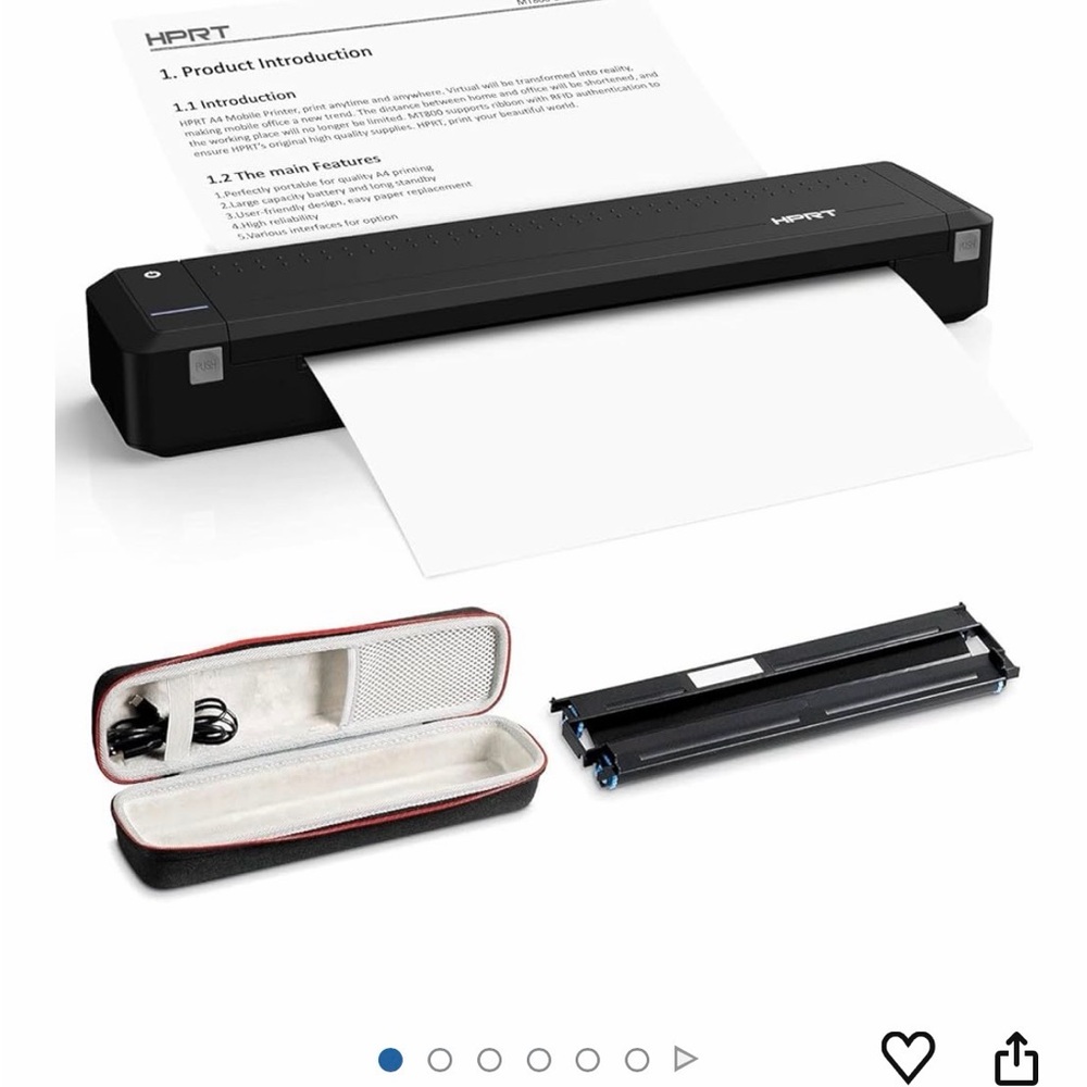 HPRT Portable Printer with Accessories